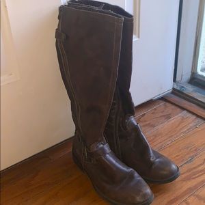 Women’s brown riding boots